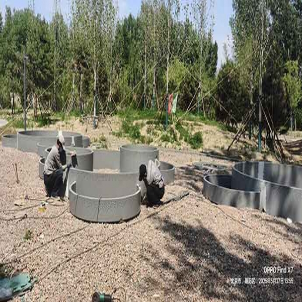 公园景区配套产品之种植池-温榆河公园广场